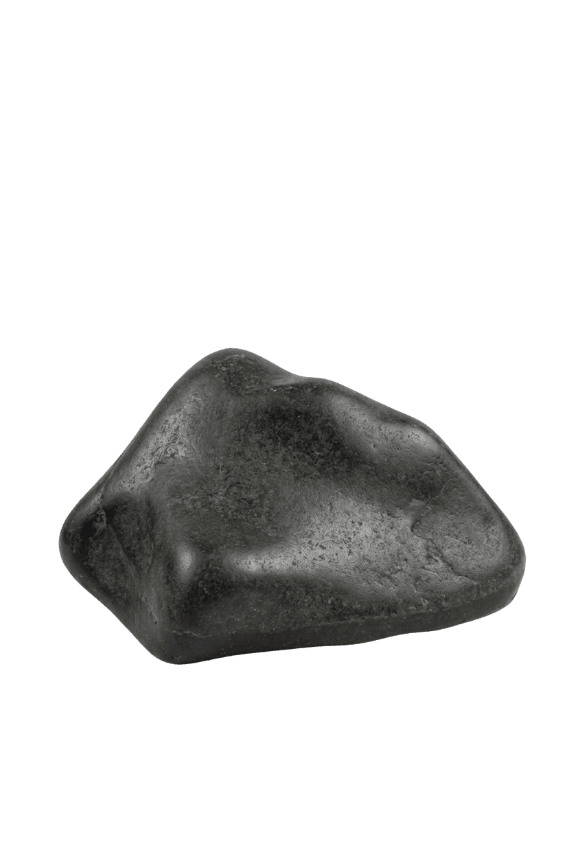 Yamagata-ishi mountain peak Suiseki stone on carved rosewood daiza stand